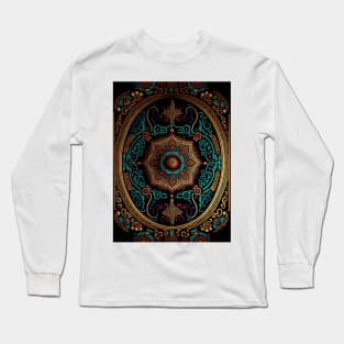 Persian carpet design 5 Long Sleeve T-Shirt